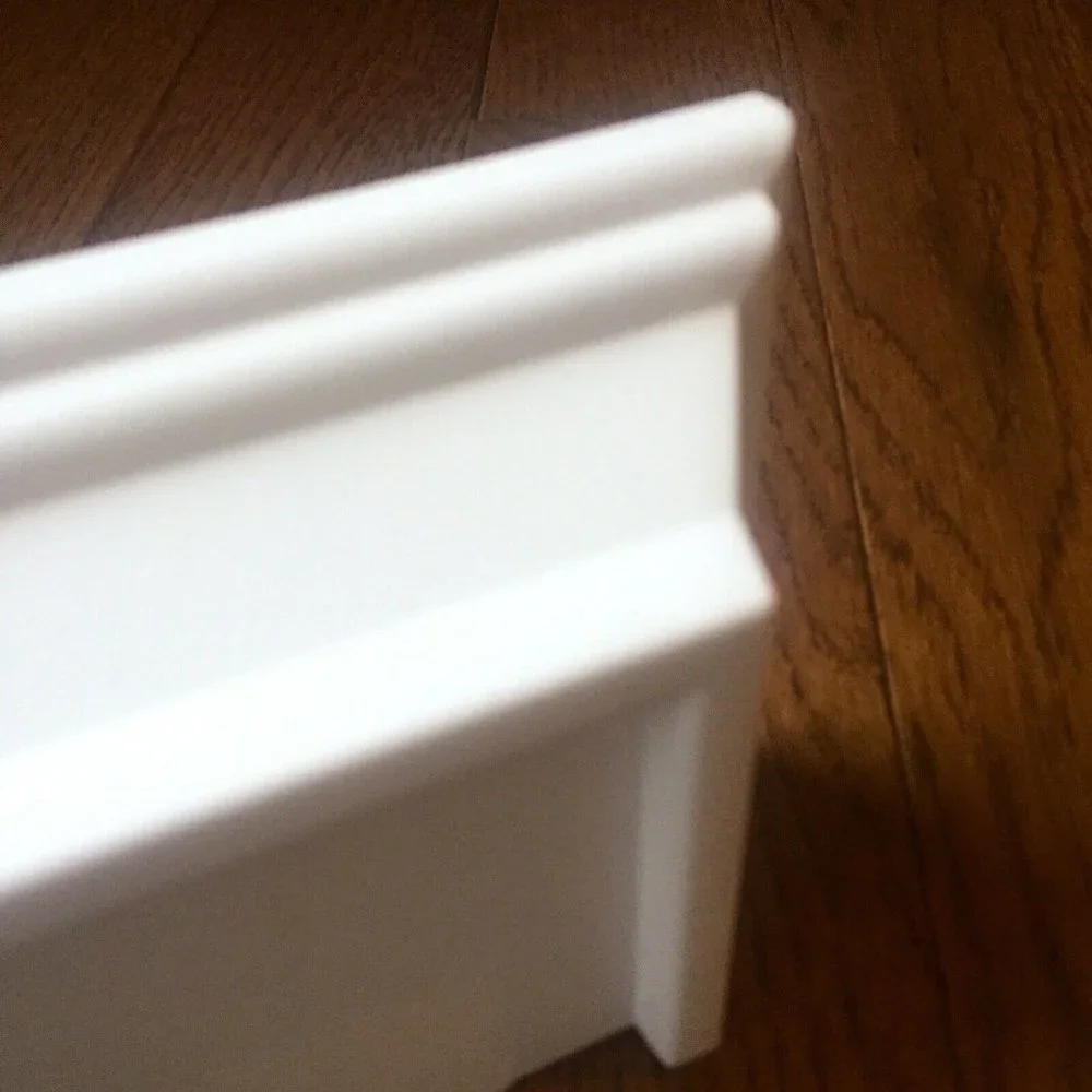 6 Small white shelves set‎ pvc plastic mini easy wall shelf keys phone kids NWT